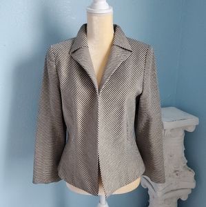 Flores & Flores shiny striped blazer/jacket B95